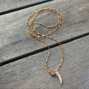 Talon pendant necklace